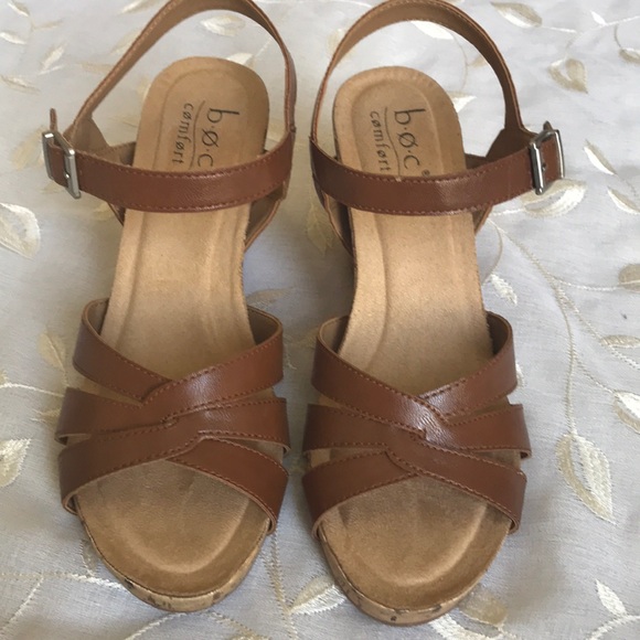 B.O.C Apple Cork Wedge Sandal - Picture 3 of 16